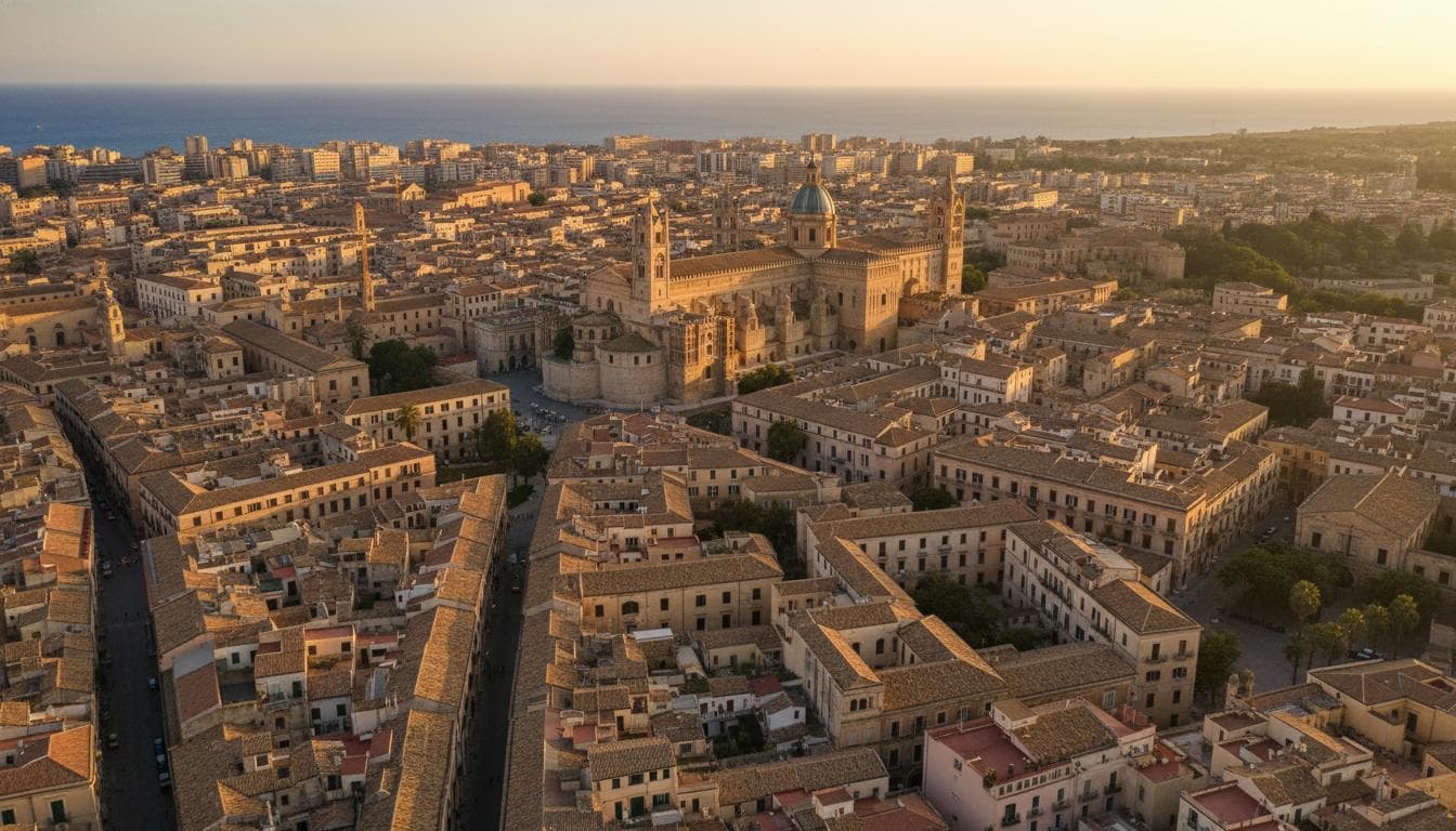 Palermo vista dall'alto